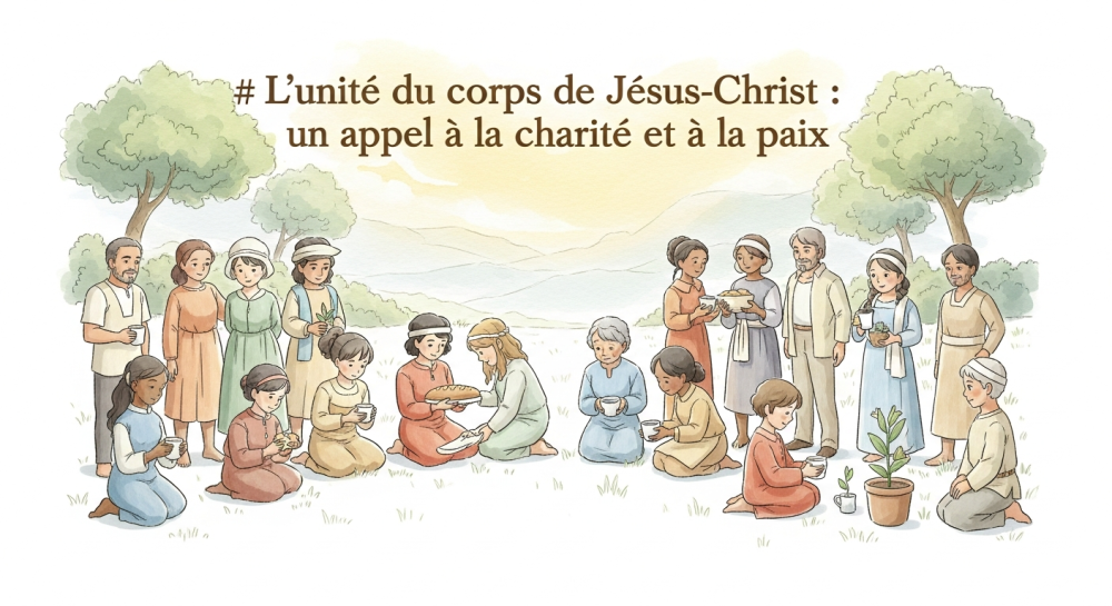 L’unité du corps de Jésus-Christ : un appel à la charité et à la paix